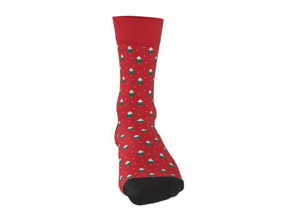 Esmara Men's Black & Red Christmas Socks - 3 Pairs