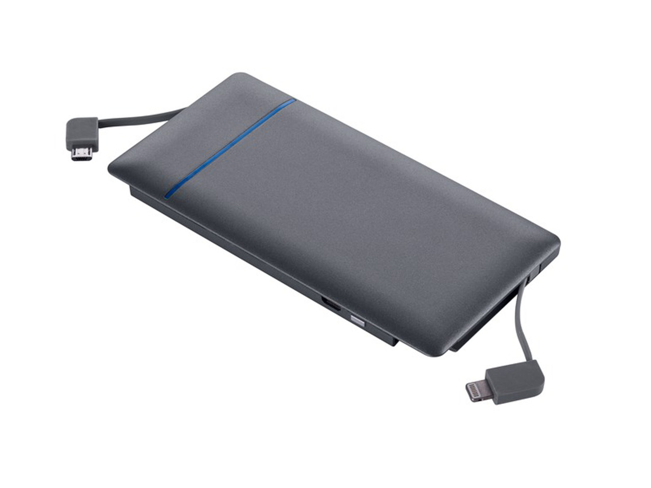 Power Bank with Integrated Cables