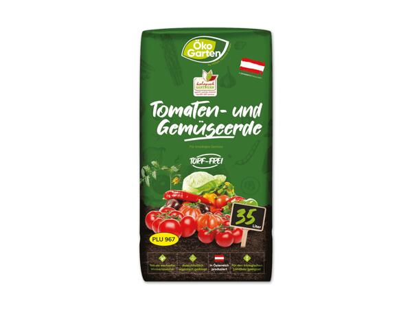 Tomaten- und Gemüseerde