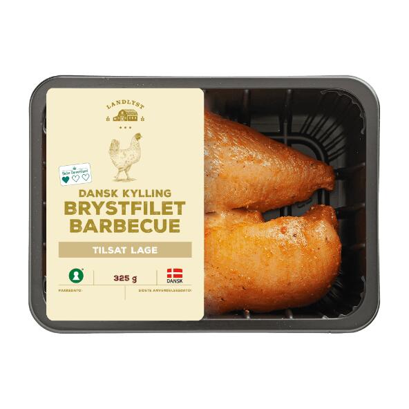 LANDLYST 	 				Barbecue brystfilet af dansk kylling