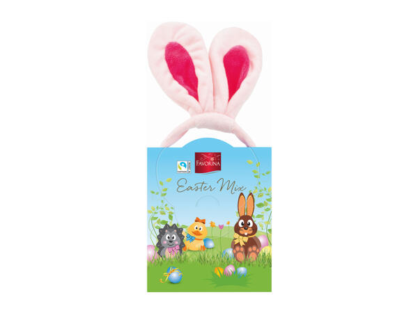 Favorina Bunny Ears Headband & Chocolate