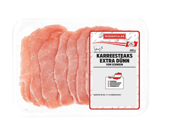 Frische Karreesteaks