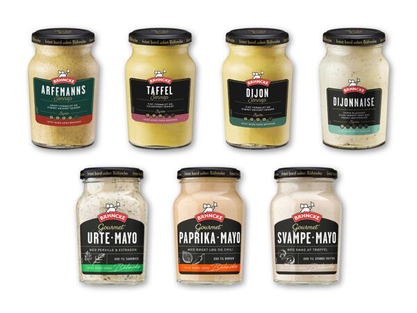 Bähncke sennep eller mayonnaise