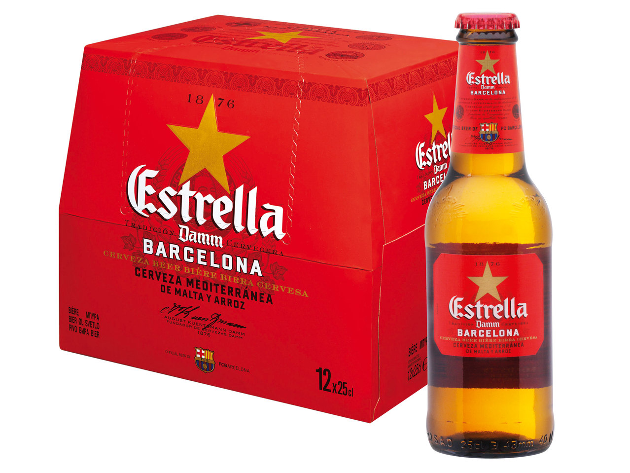 ESTRELLA DAMM Bier 12er