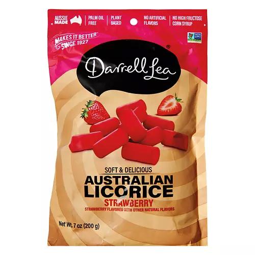Soft Strawberry Flavored Australian Licorice, 7 oz