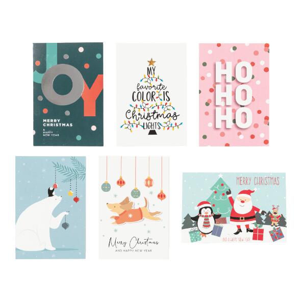HOME CREATION(R) 				Carte de Noël (6 pcs) ou bon cadeau (2 pcs)