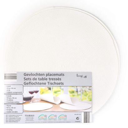 Sous-plats tressés, 4 pcs