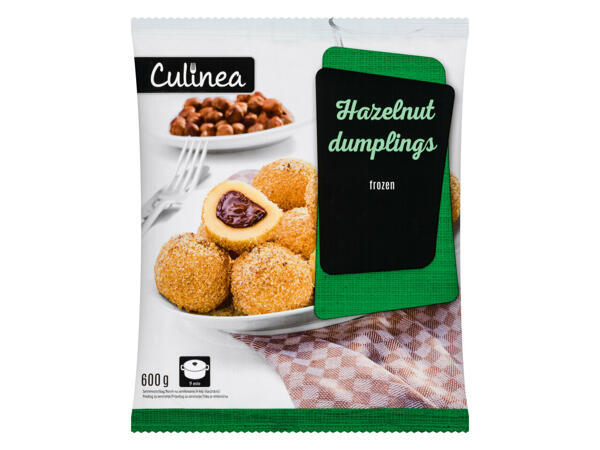 Knödel mit Haselnusscreme