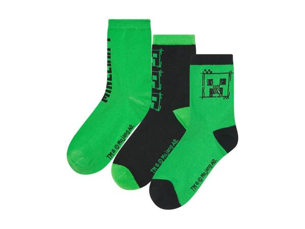 Boys' socks, 3 pairs