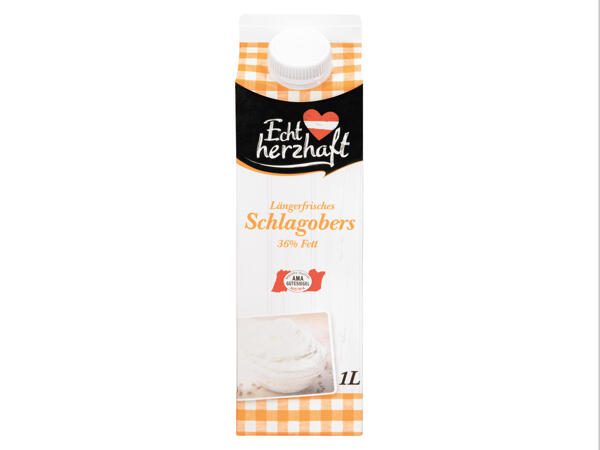 Längerfrisches Schlagobers