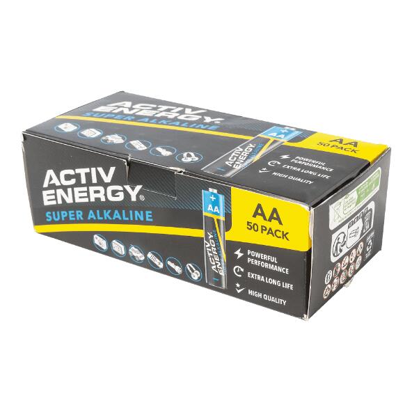 ACTIV ENERGY(R) 				Batterijen, 50-pack