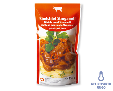Filetto di manzo alla Stroganoff