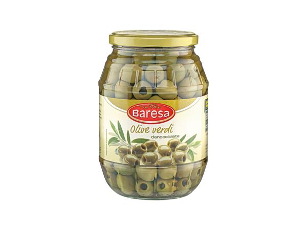 Green Pitted Olives