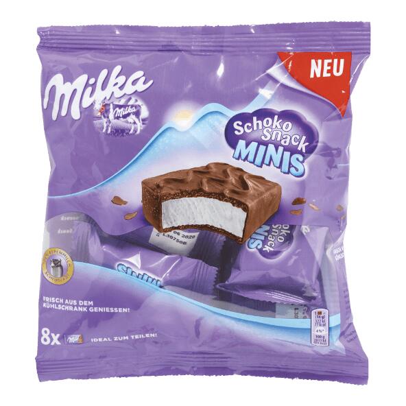 Milka Schokoladensnack, 8 St.