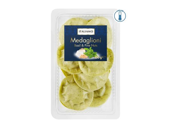 Italiamo Medaglioni With Basil And Pine Nuts