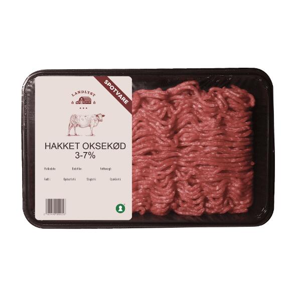 Hakket oksekød