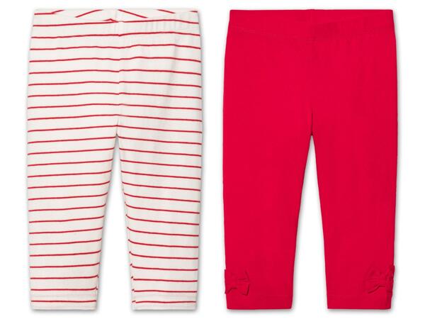 Kleinkinder Caprileggings, 2 Stück