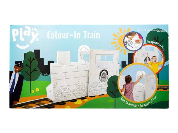 Play Inc Colour-In Cardboard Playhouse