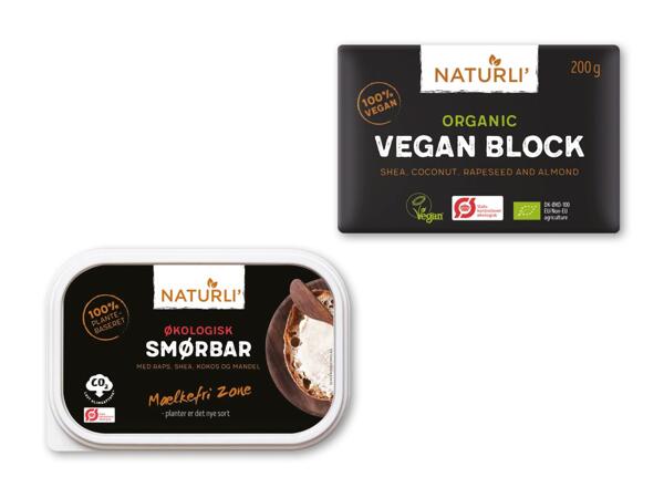 NATURLI‘ Økologisk smørbar eller vegansk blok