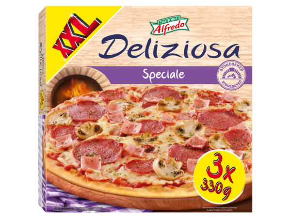 Special Pizza or with Ham and Mushrooms