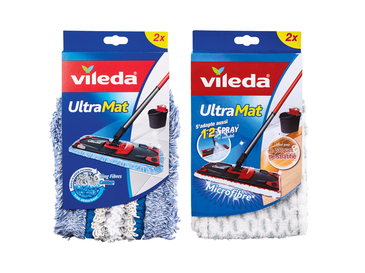 VILEDA(R) Moppe 2-pak