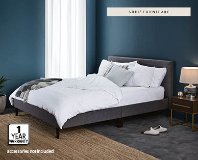 Fabric Bed Frame - King