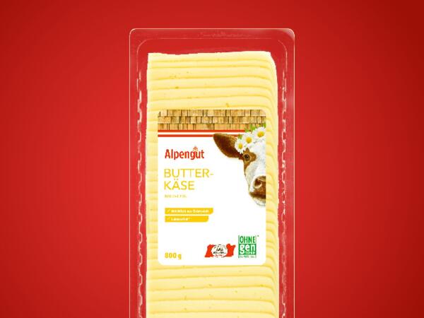 Butterkäse in Scheiben