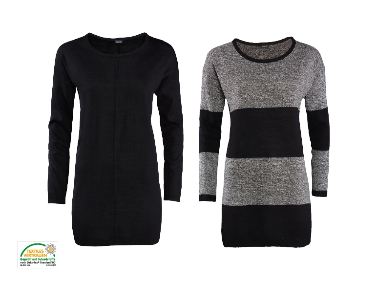Feinstrick-Pulloverkleid