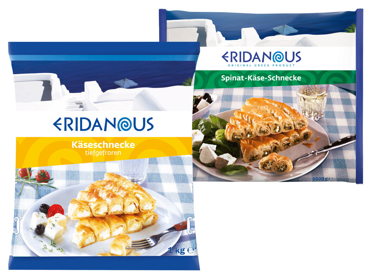 ERIDANOUS Käse- oder Spinatschnecke