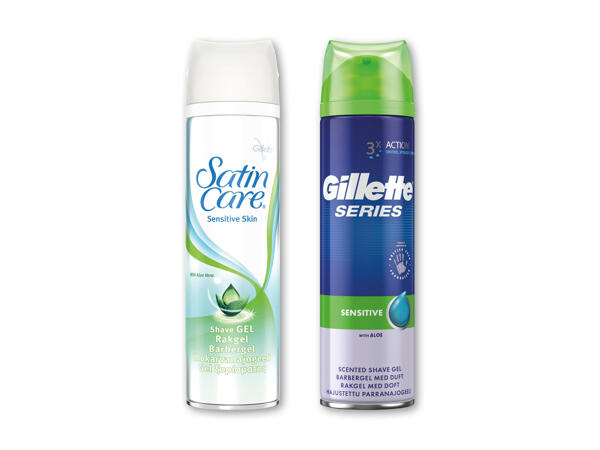 Gillette Sensitive eller Satin Care Sensitive barbergel