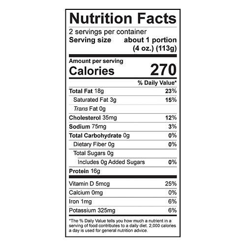 Skinless Portions Chilean Sea Bass, 8 oz