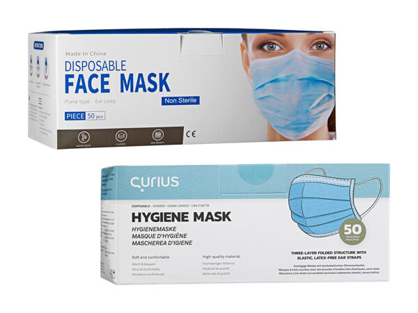 Masques faciaux jetables
