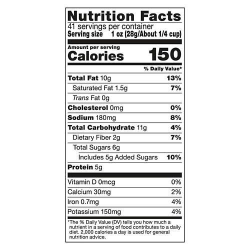Sweet and Savory Bar Mix, 43 oz