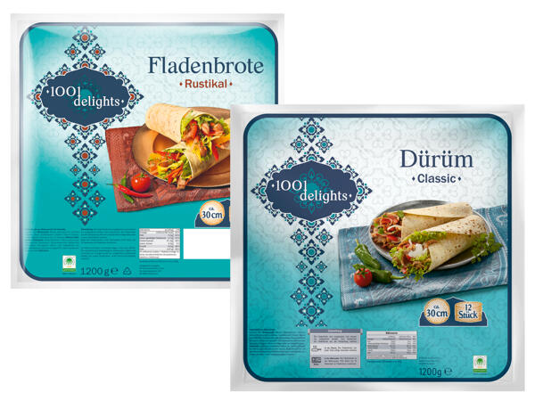 Dürüm Brot oder Mehrkorn Wraps
