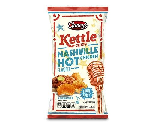 Clancy's 
 Nashville Hot Chicken or Cuban Sandwich Kettle Chips