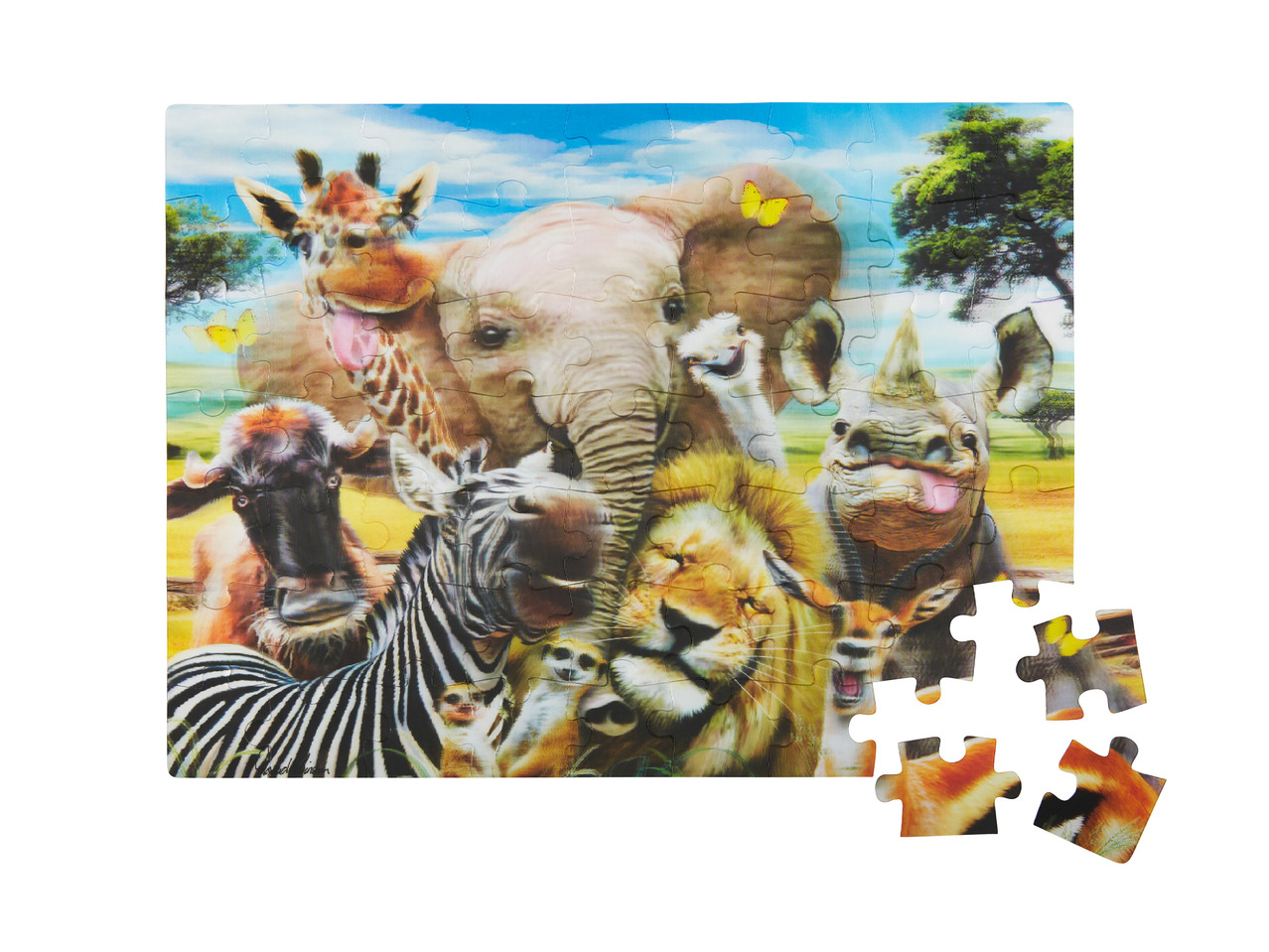 Puzzle s 3D efektem