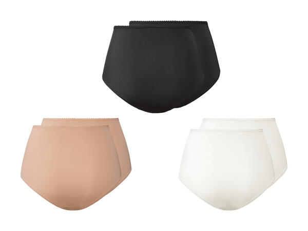 Culottes gainantes avec dentelle, lot de 2