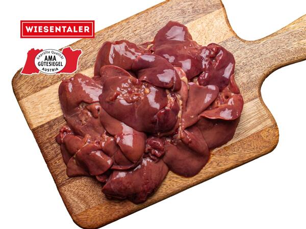 Frische Maishendl Leber
