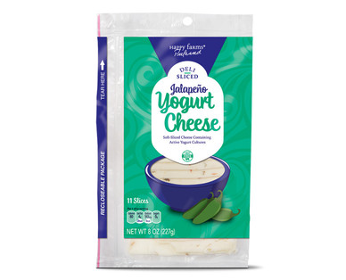 Happy Farms Preferred Jalapeño or Original Yogurt Cheese Slices