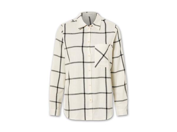 Damen Flanellbluse