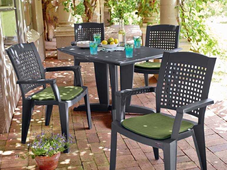 FLORABEST(R) Folding Garden Table 114 x 80 x 73cm
