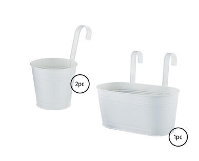 Metal Hanging Trough or Pots