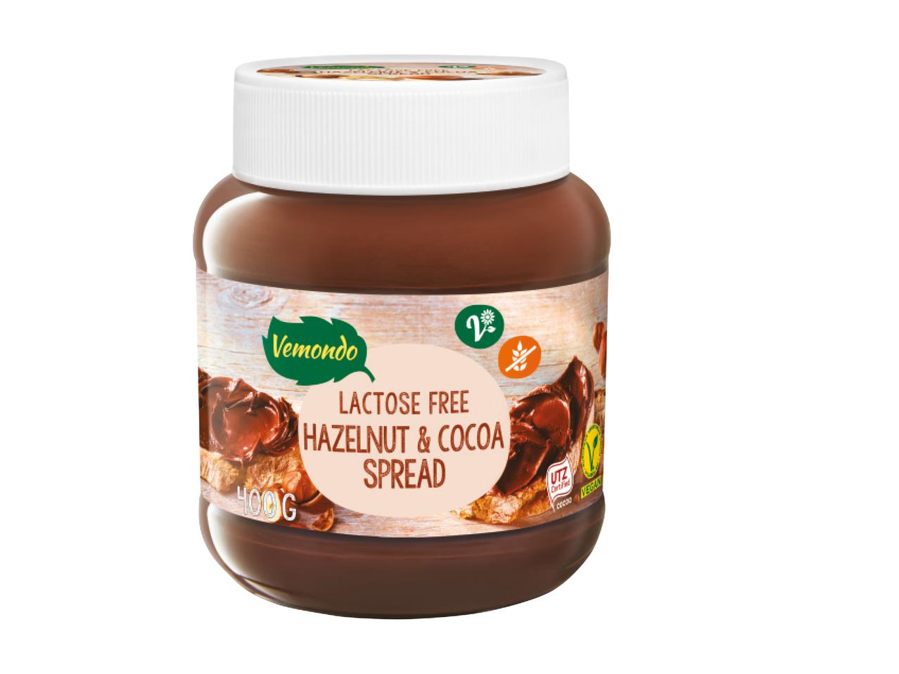 VEMONDO(R) Lactose-Free Hazelnut & Cocoa Spread