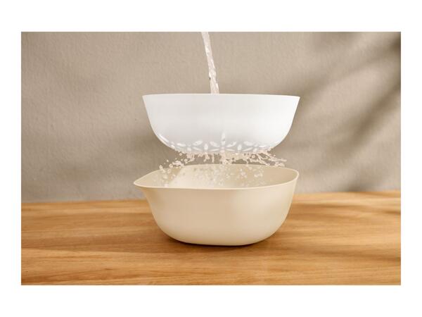 Silvercrest Beige & White Colander Set - 2 Pieces