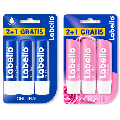 Baumes pour les lèvres, 3 pcs
