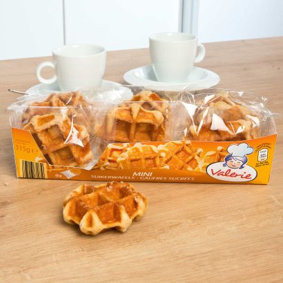 Mini gaufres au sucre