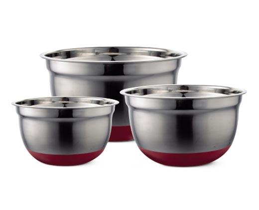 Crofton 
 3-Piece Stainless Steel Mixing Bowl Set
