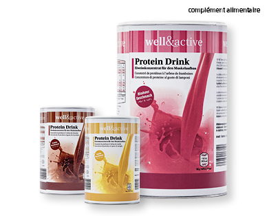 Boisson protéinée WELL & ACTIVE