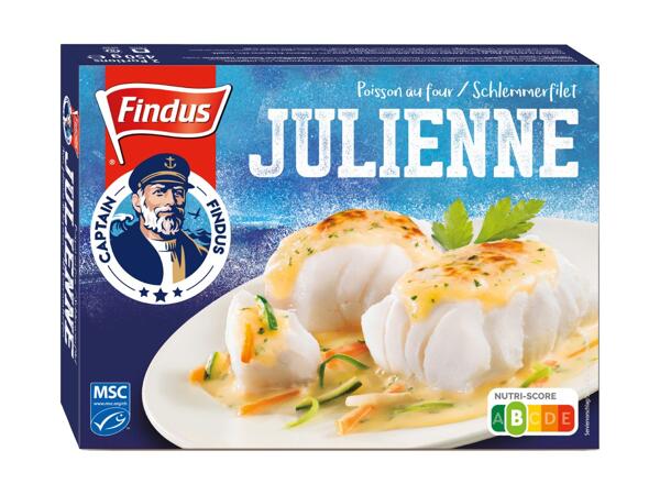Filet de poisson Julienne MSC Findus