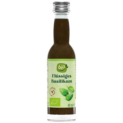 BIO Condiments liquides, basilic